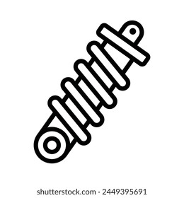 car shock suspension icon design vector in trendy style