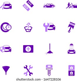 Juego de iconos de tienda de Camiones para sitios web e interfaz de usuario