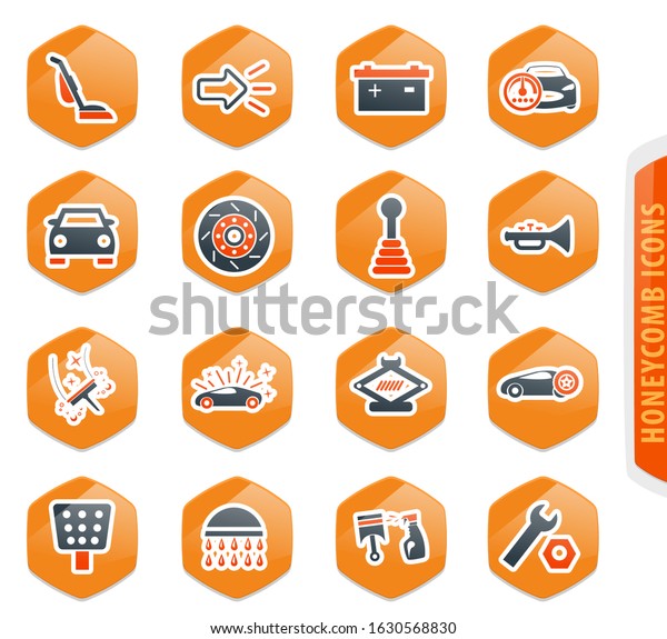 Car shop\
icon set for web sites and user\
interface