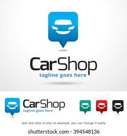 Car Shop Logo Template Design Vector 