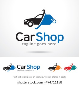 Car Shop Logo Template Design Vector