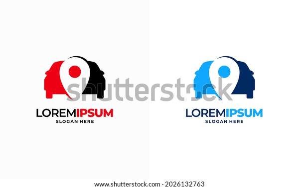 Car Shop Logo Template Design Vector, Car\
Point Finder Logo Template Design\
Vector