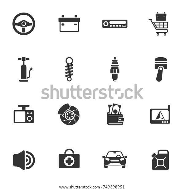 car shop vector\
icons for your creative\
ideas