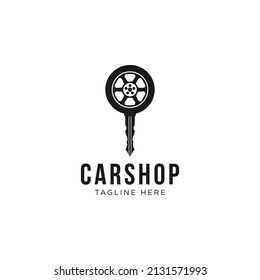 Car Shop Vector Logo Template. Suitable For Vehicle Business.