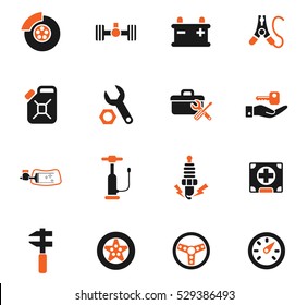 car shop web icons for user interface design