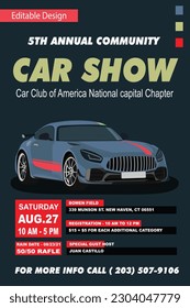 car show vector illustration vector