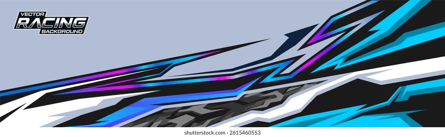 Car side body livery design. abstract sticker design for vehicle vinyl wrap, racing car, rally, adventure and livery