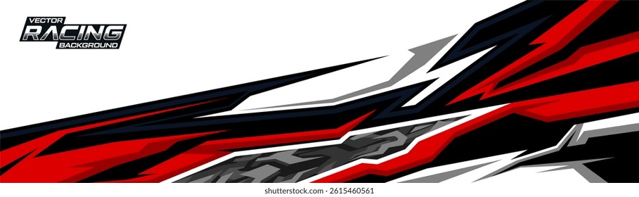Car side body livery design. abstract sticker design for vehicle vinyl wrap, racing car, rally, adventure and livery