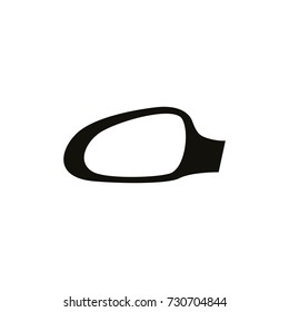 car side mirror icon
