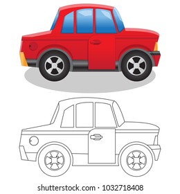 5,060 Small car outline Images, Stock Photos & Vectors | Shutterstock