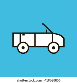car sign. car icon