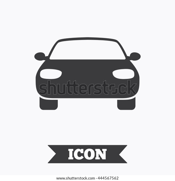 Car sign icon.\
Delivery transport symbol. Graphic design element. Flat car symbol\
on white background.\
Vector