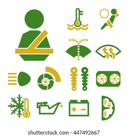 car sign icon set