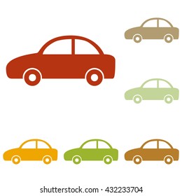 Car sign illustration