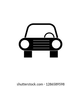 Car sign simple icon
