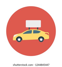car  signboard   advertisement  