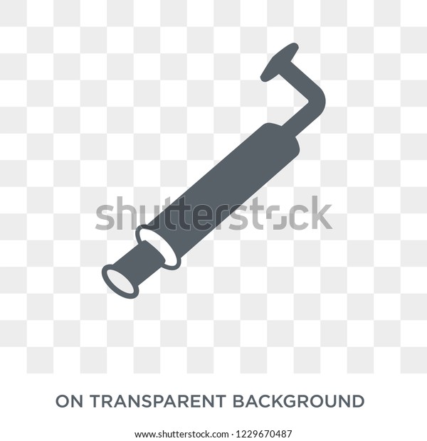 car silencer icon. car silencer design\
concept from Car parts collection. Simple element vector\
illustration on transparent\
background.