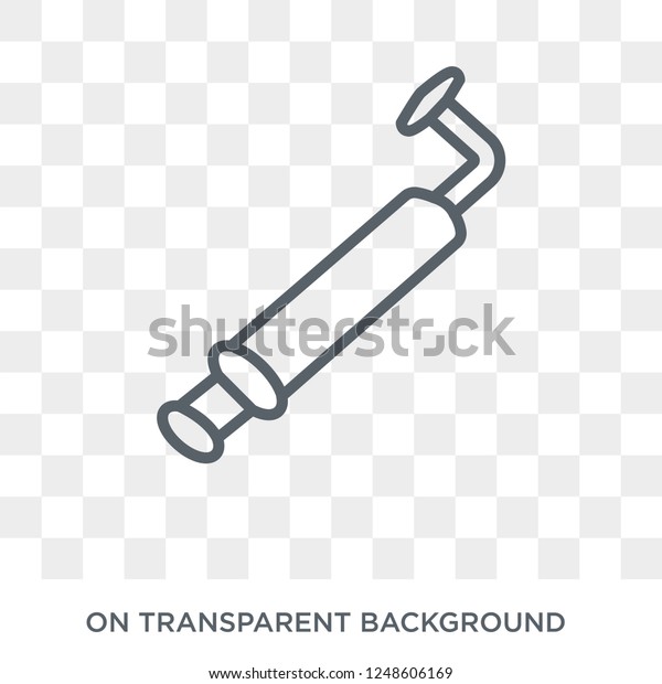car silencer icon. car silencer design\
concept from Car parts collection. Simple element vector\
illustration on transparent\
background.