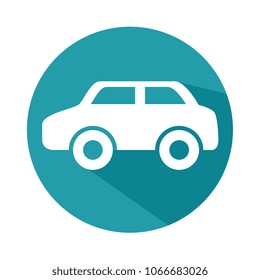 car silhoeutte isolated icon