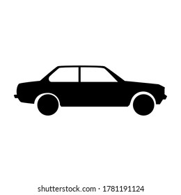 Car Silhouette Icon Side View Stock Vector (Royalty Free) 1781191124 ...