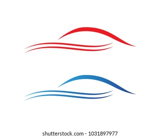 Car silhouette logo 