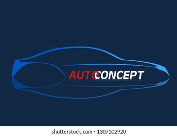 Car silhouette logo