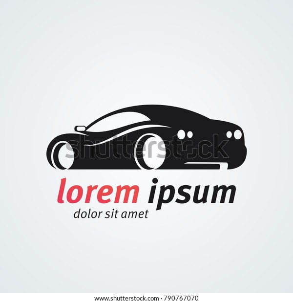 Car Silhouette Logo Template Stock Vector (Royalty Free) 790767070