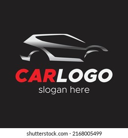car silhouette logo template vector design