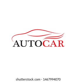 Car silhouette logo Vector template icons app