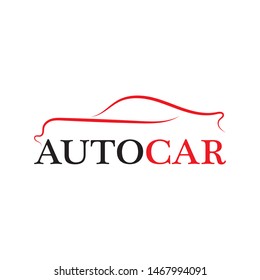 Car silhouette logo Vector template icons app
