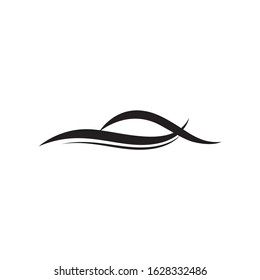 Car silhouette logo Vector template icons app 
