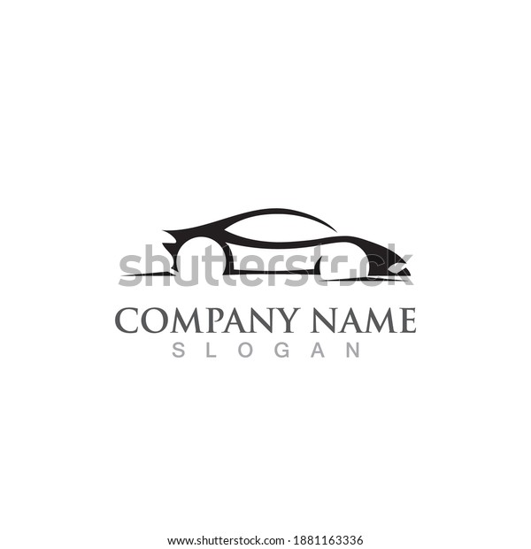 Car
silhouette logo Vector template icons
app

