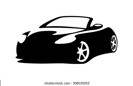 Car silhouette modern