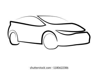 car silhouette vector