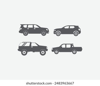car silhouette vector illustrations illustrations