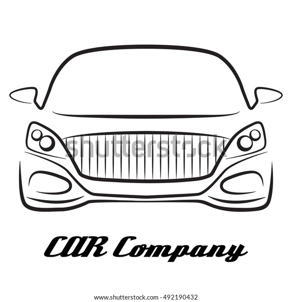 car\
silhouette vehicle auto dealer company logo\
icon
