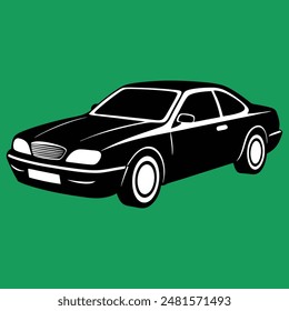 Car silhouettes art vector design. Car icon. Car icon on a white background. illustration. Silhouette of car vector illustration