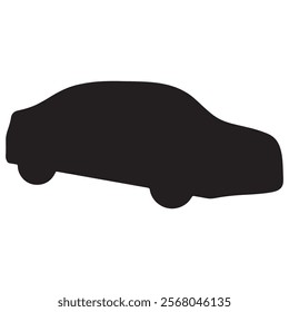 car silhouettes set - vector
