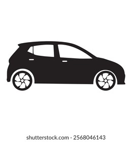 car silhouettes set - vector
