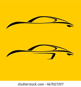 Car Silhouettesicons Vector Stock Vector (Royalty Free) 467027297 ...