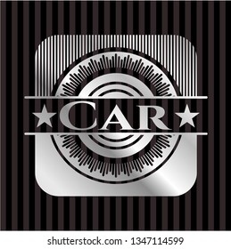 Car silver badge