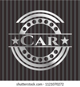 Car silver emblem or badge