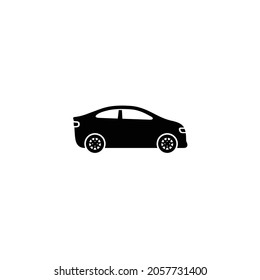 Car simple flat icon vector