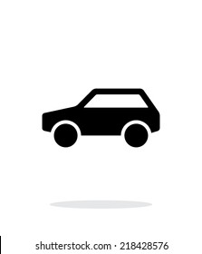 Car simple icon on white background. Vector illustration.