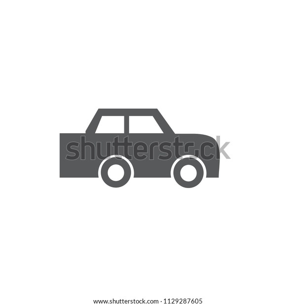 Car\
simple icon on white background. Vector\
illustration.