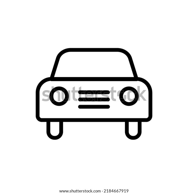 Car simple icon\
vector. Flat design.ai