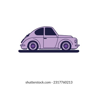 einfache Illustration von Autos, Vektorgrafik-Clip-Art