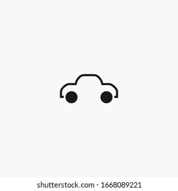 Camión Diseño de plantilla de icono de logotipo simple en ilustración vectorial 