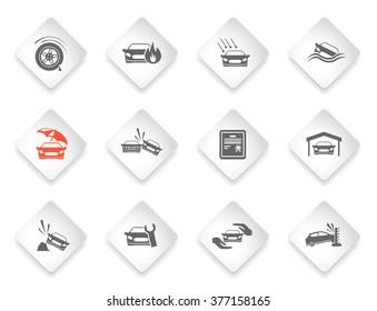 Car simple symbol for web icons and user interface