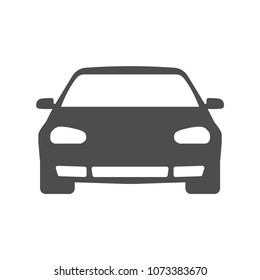 car. single vector icon car on white background. vector illustration